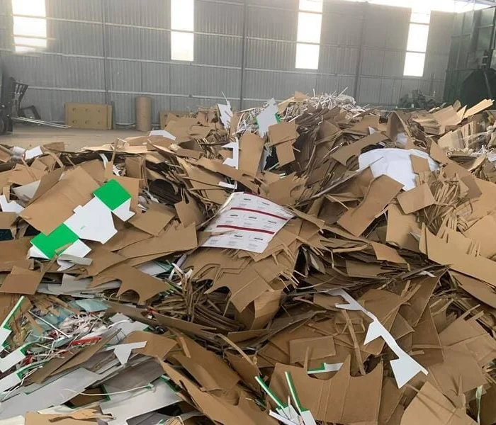 Giấy phế liệu carton xô (Lề xô) – 95/5
